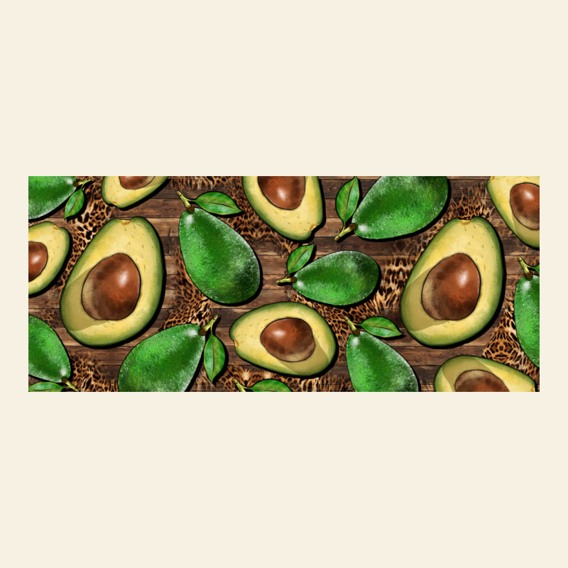 Avocados With Wood And Leopard Background 15 Oz Mug Vintage Tee by BarkalooDesign | Teevron