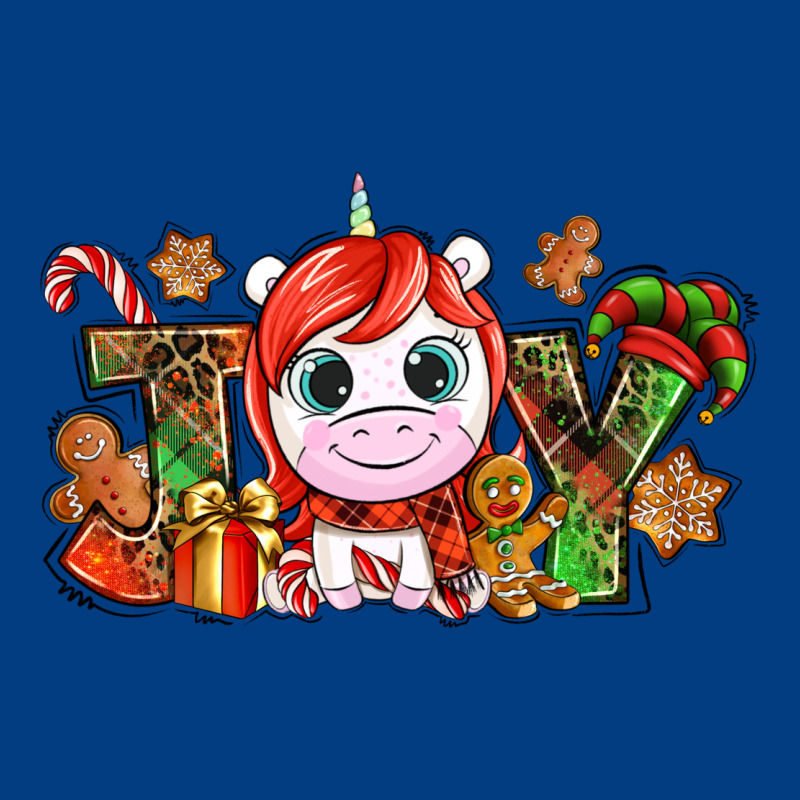 Joy Unicorn Christmas Premium Sweatshirt by NancyCooperArtShop | Teevron