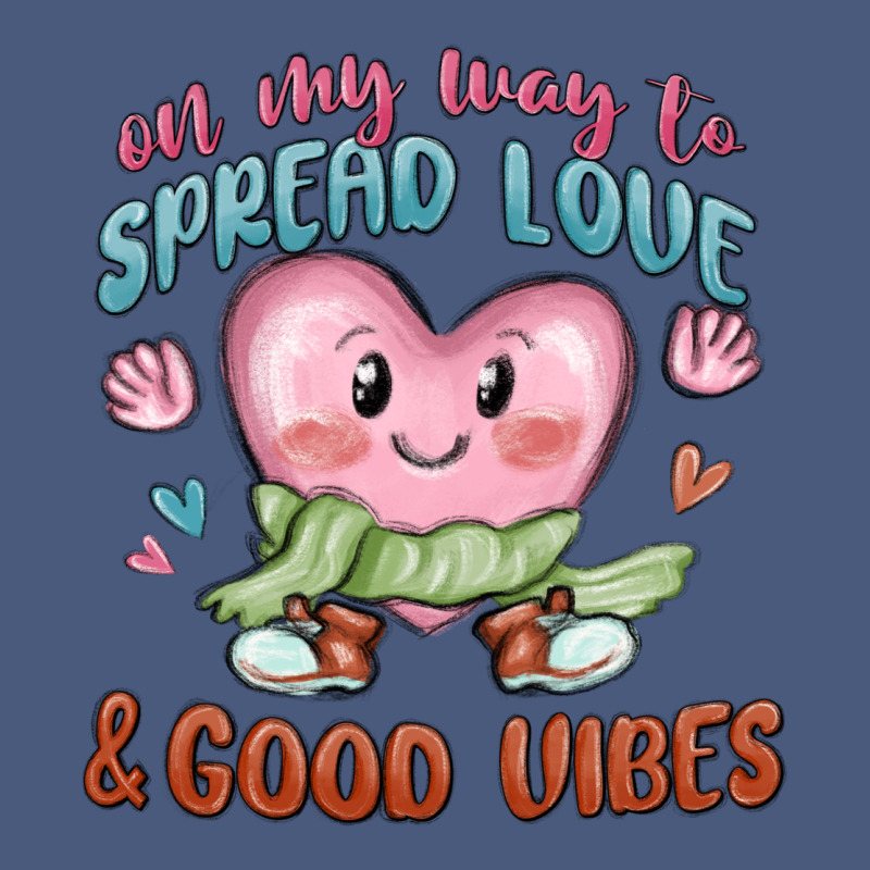 On My Way To Spread Love Vintage Hoodie by MaliasSmallBusiness | Teevron