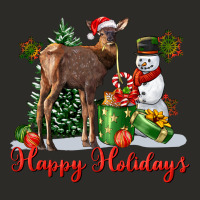 Happy Holidays Baby Deer Heavy Core Tee | Teevron