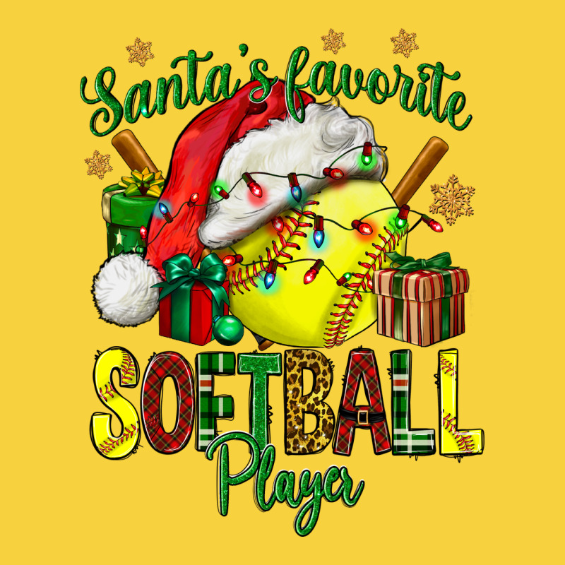 Santa's Favorite Softball Player Premium Sweatshirt by NancyCooperArtShop | Teevron