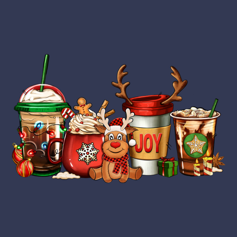 Reindeer Christmas Coffee Cups Heavyweight Hoodie by Jasminsmagicworld | Teevron