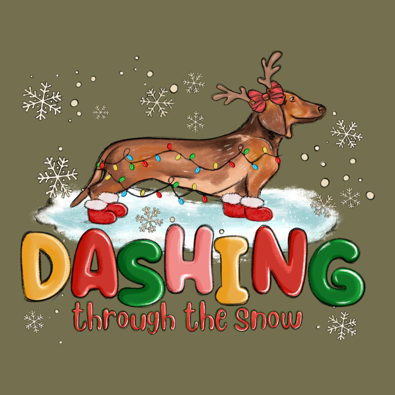 Dachshund Through The Snow Vintage Hoodie by MaliasSmallBusiness | Teevron