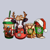 Christmas Baby Calf Coffee Cups Heavyweight Hoodie | Teevron