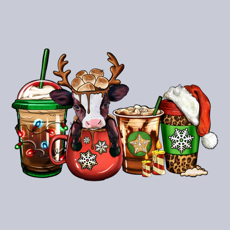 Christmas Baby Calf Coffee Cups Heavyweight Hoodie by Jasminsmagicworld | Teevron