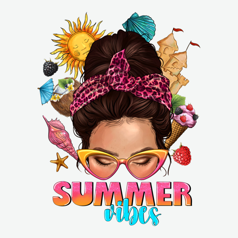 Summer Vibes Messy Bun Tbw Urban Heavy Tee by texasbilliewilder | Teevron