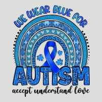 We Wear Blue For Autism Accept Understand Love Zipper Hoodie | Teevron