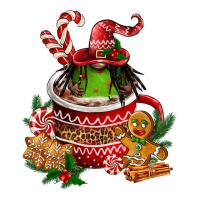 christmas coffee afro gnome | Teevron