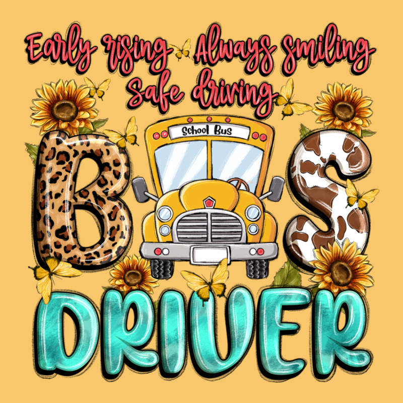 Early Rising Always Smiling Safe Driving Bus Drive Vintage Hoodie by MaliasSmallBusiness | Teevron