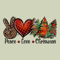 Peace Love Western Christmas Trees Heavyweight Hoodie | Teevron