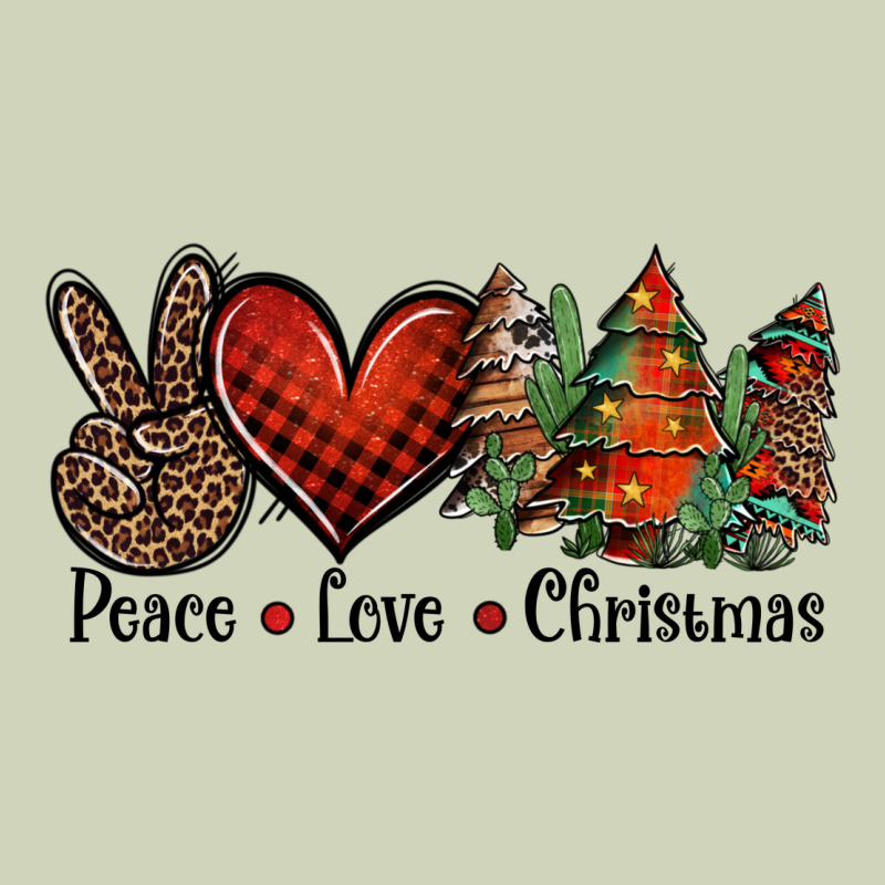 Peace Love Western Christmas Trees Heavyweight Hoodie by Jasminsmagicworld | Teevron