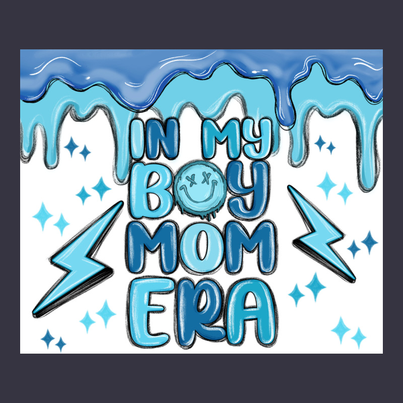 In My Boy Mom Era Vintage Hoodie by MaliasSmallBusiness | Teevron