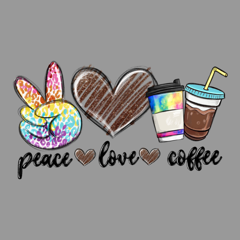 Peace Love Coffee Vintage Hoodie by MaliasSmallBusiness | Teevron