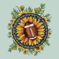 Football Gemstone Sunflower Zipper Hoodie | Teevron