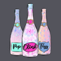 Pop Clink Fizz Champagne Bubbly Vintage Hoodie | Teevron