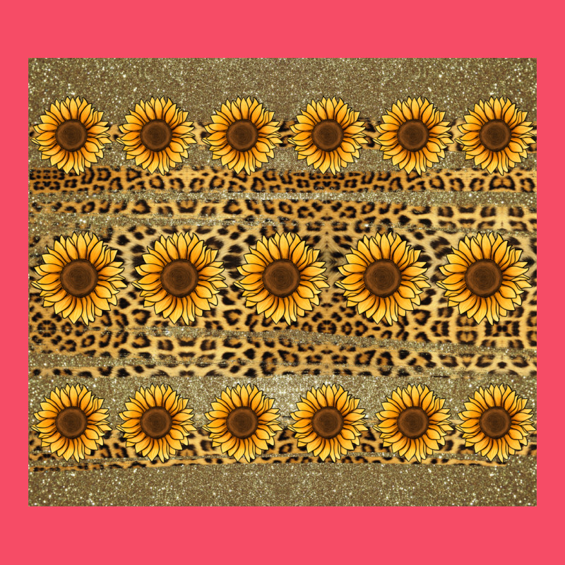 Leopard Glitter Sunflower Tumbler Premium Sweatshirt by Jasminsmagicworld | Teevron