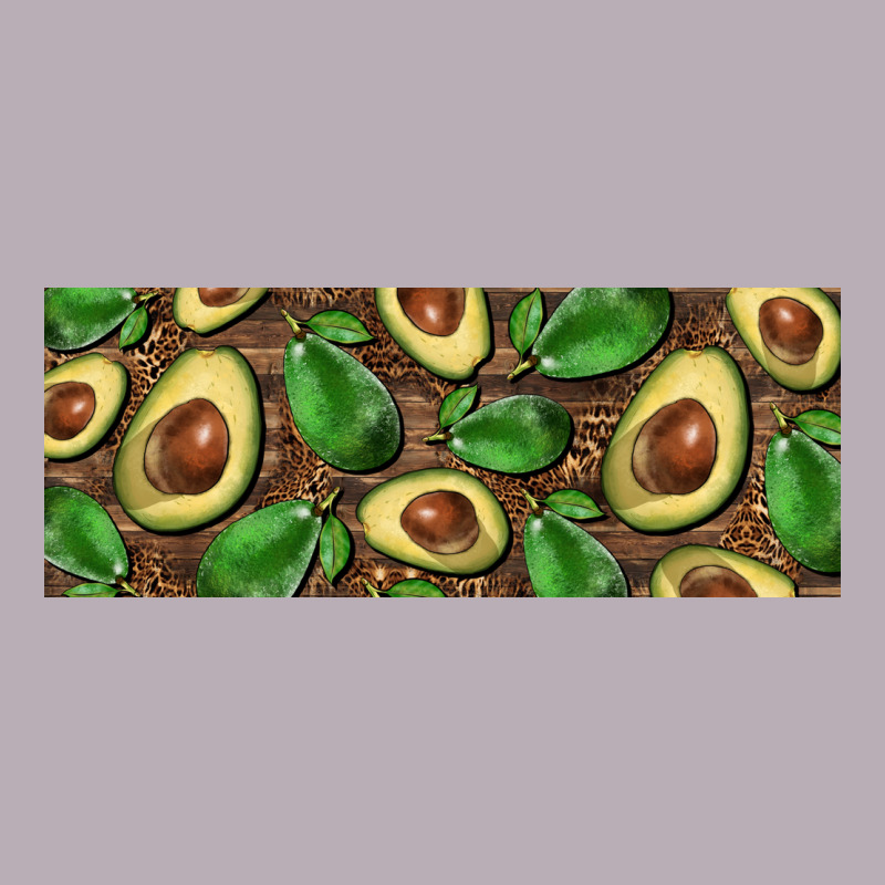 Avocados With Wood And Leopard Background 11 Oz Mug Vintage Tee by BarkalooDesign | Teevron