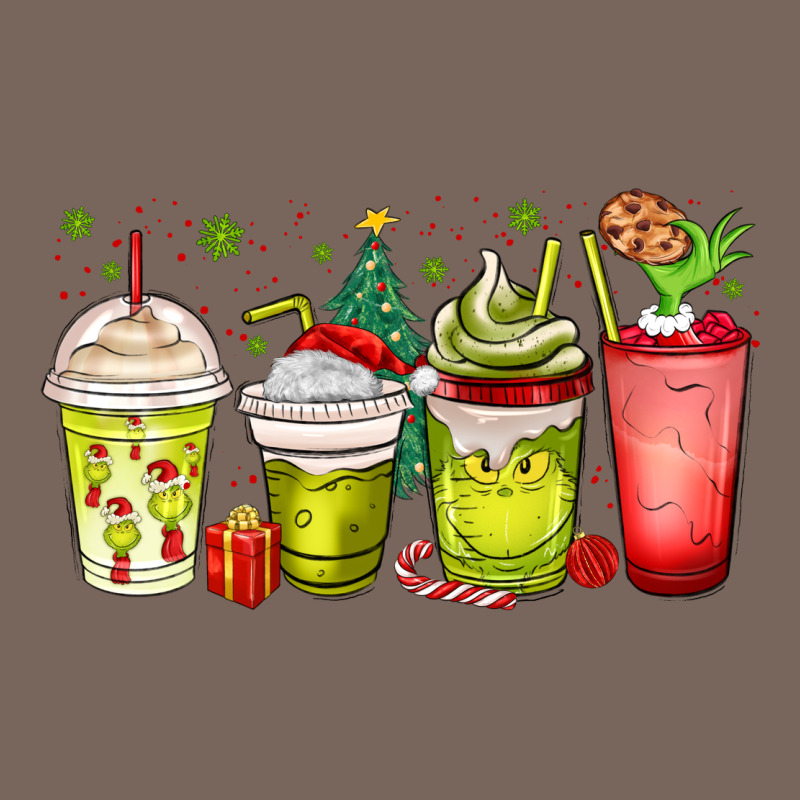 Christmas Characters Coffee Cups Premium Hoodie by MaliasSmallBusiness | Teevron