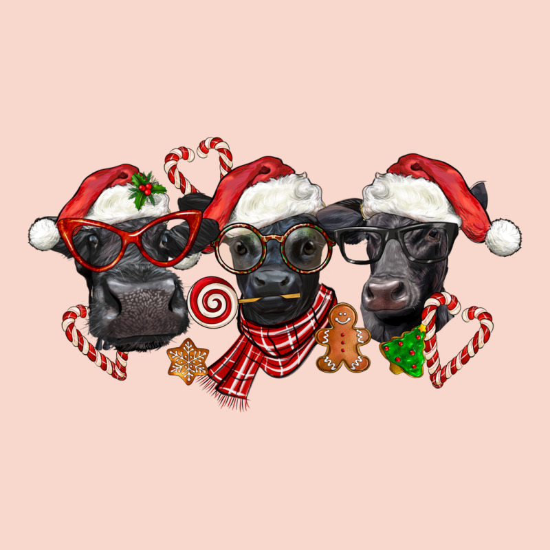 Christmas Black Angus Cows Urban Hoodie by LillyAllenDesigns | Teevron