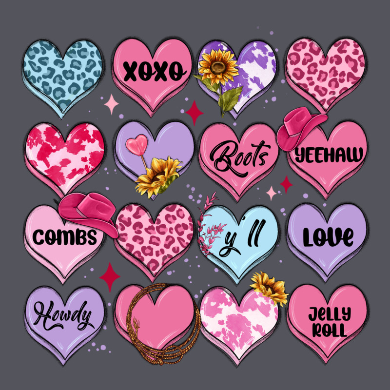 Valentines Candy Hearts Vintage Hoodie by MaliasSmallBusiness | Teevron