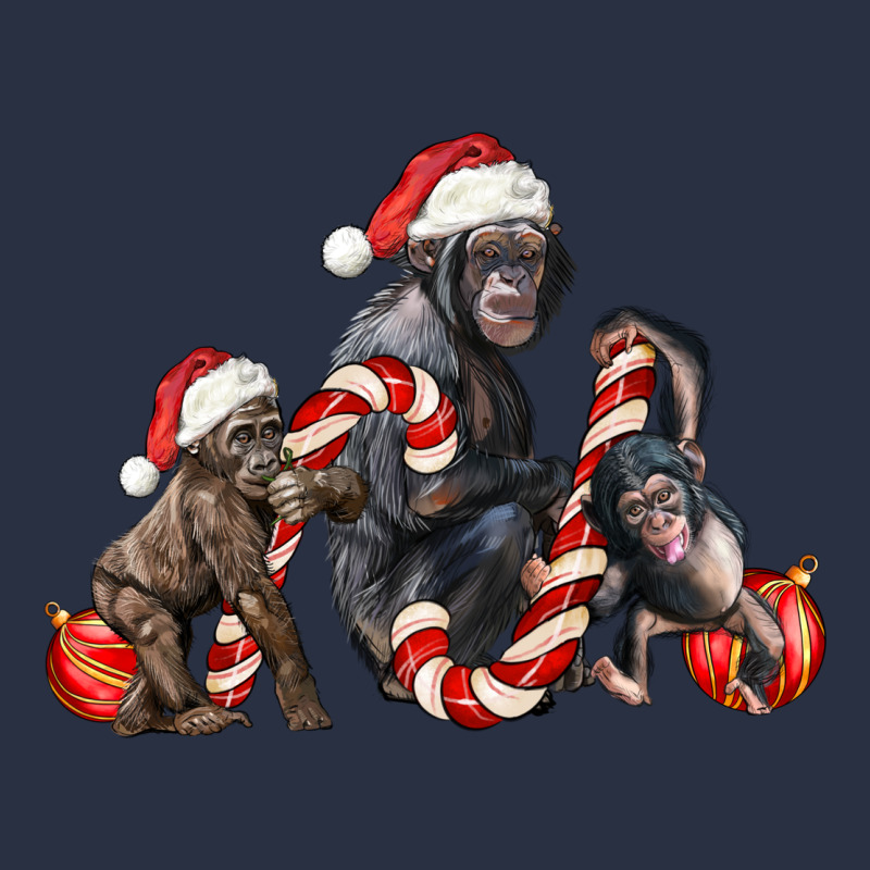 Christmas Chimpanzee And Gorilla Urban Hoodie by LillyAllenDesigns | Teevron