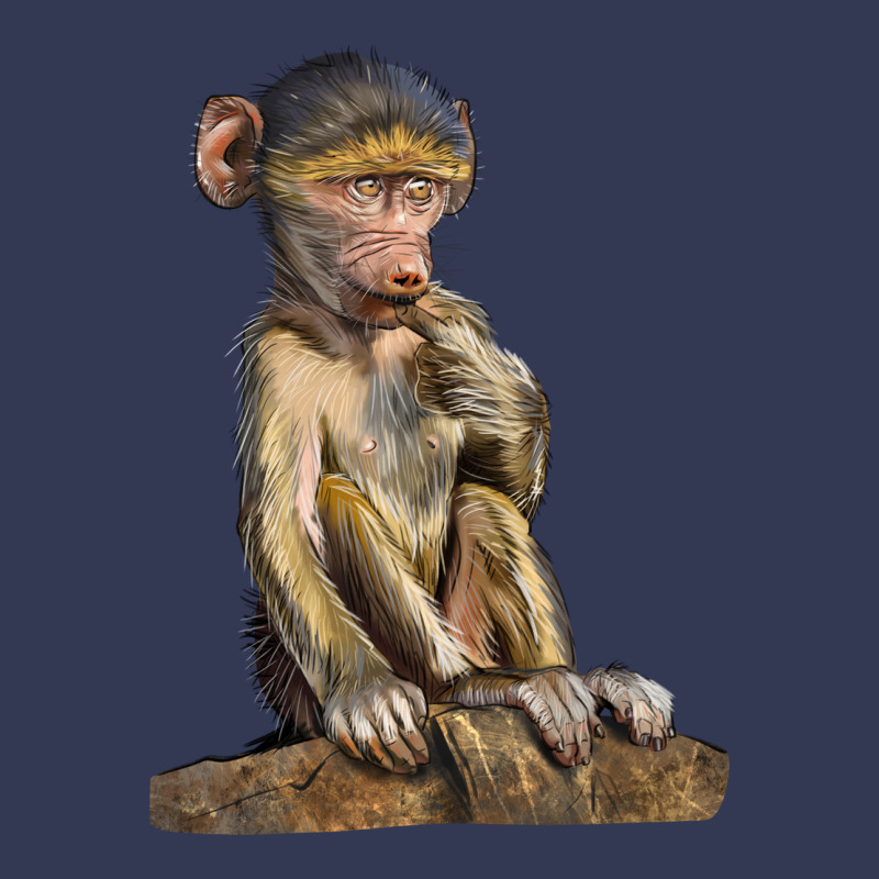 Baby Baboon Illustrations Heavyweight Hoodie by LillyAllenDesigns | Teevron