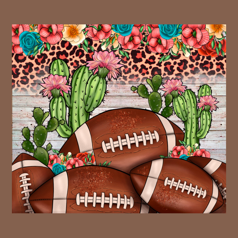 Football Leopard Cactus Zipper Hoodie by JahusDesignShop | Teevron