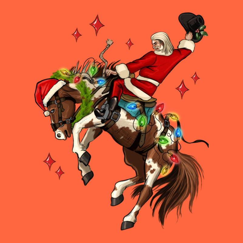 Christmas Cowboy Santa Premium Hoodie by MaliasSmallBusiness | Teevron