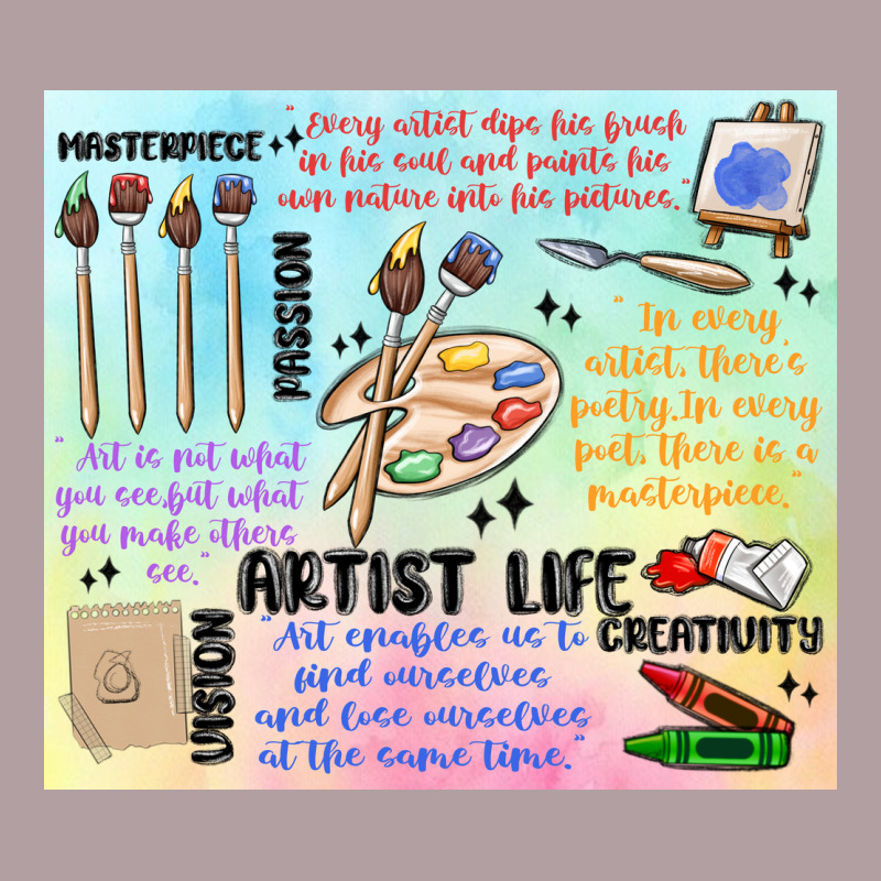 Artist Life Vintage Hoodie by MaliasSmallBusiness | Teevron