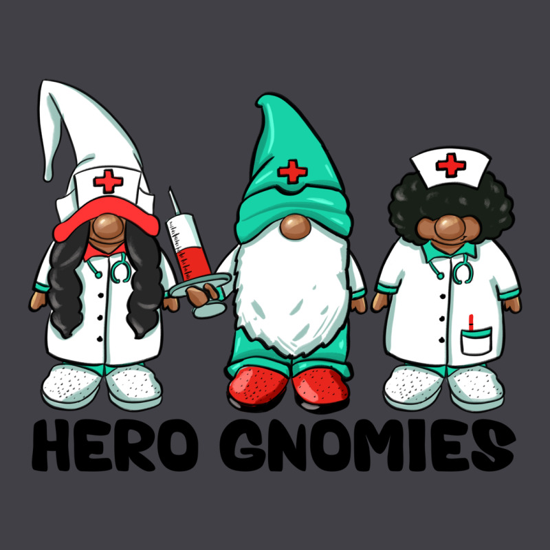 Hero Gnomies African American Nurse Gnomies Medical Gnomies Heavyweight Hoodie by BarkalooDesign | Teevron