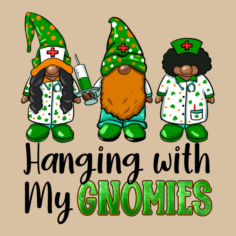 Hanging With My Gnomies African American Nurse Gnomies Heavyweight Hoodie by BarkalooDesign | Teevron