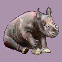 Baby Rhino Illustrations Heavyweight Hoodie | Teevron