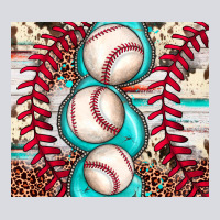 Baseball Leopard Cowhide Turquoise Zipper Hoodie | Teevron