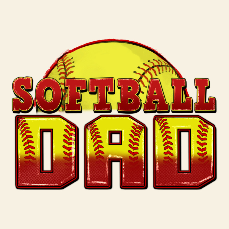 Softball Dad Vintage Tee by Zillion Design Studio | Teevron