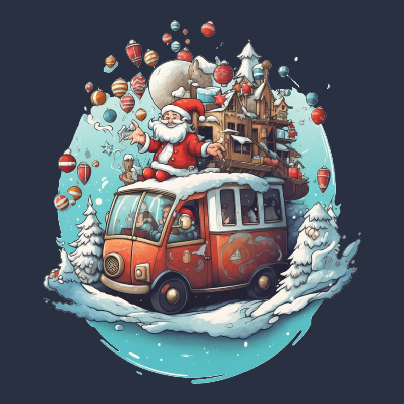 Happy Santa Heavyweight Sweatshirt by Unal Design | Teevron