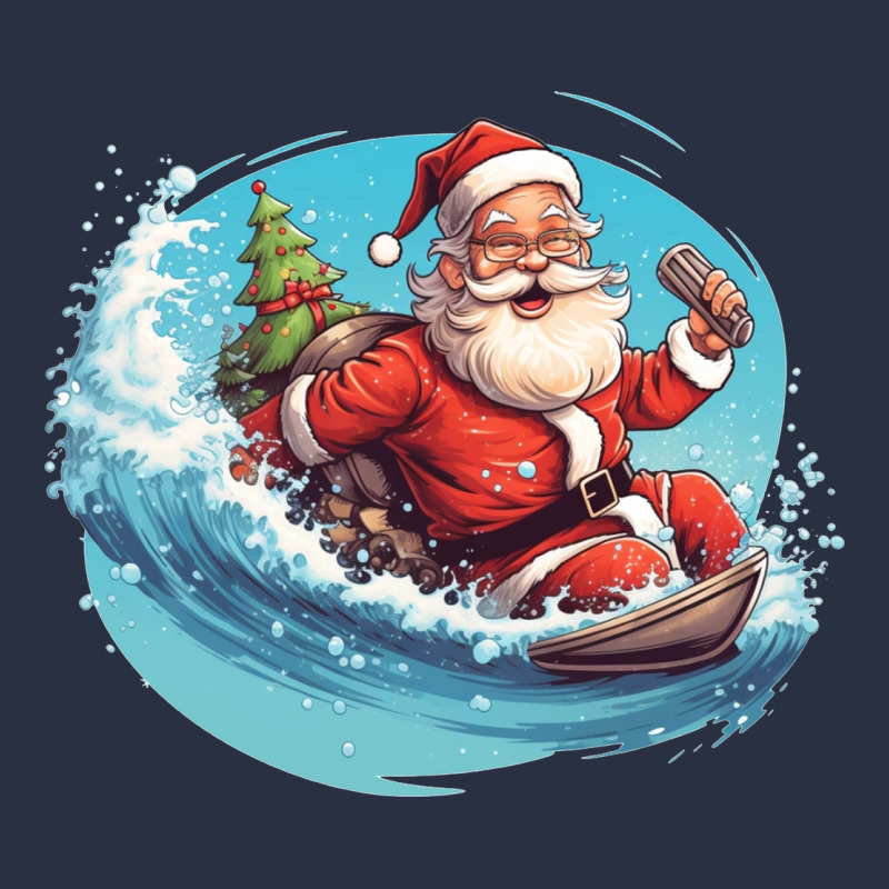 Surf Happy Santa Heavyweight Sweatshirt by Unal Design | Teevron