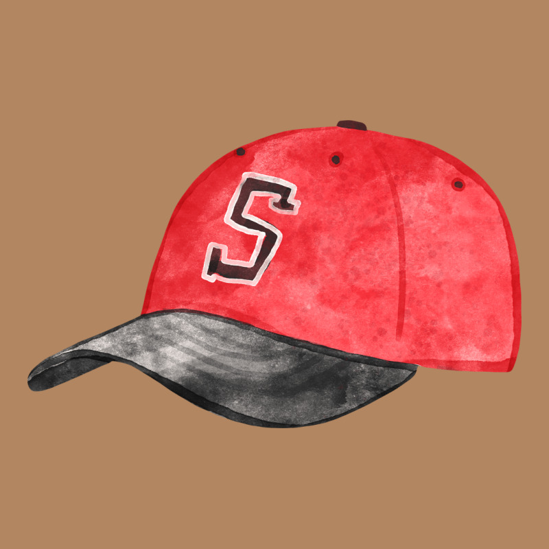Red Softball Cap Fa Element Long Sleeve Tee by FaDigitalArtStudio | Teevron