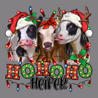 Ho Ho Ho Heifer Christmas Heifers Heavyweight Hoodie | Teevron