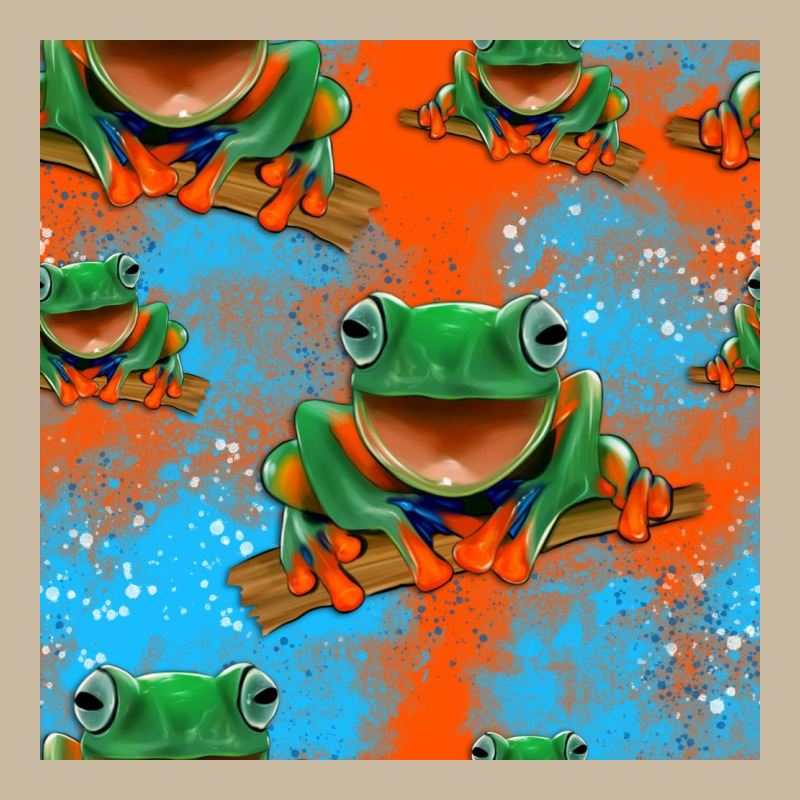 Funny Frogs Seamless Pattern Long Sleeve Tee by HRA Design Shop | Teevron