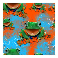 funny frogs seamless pattern | Teevron