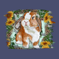 Bunny With Flower Leopard Vintage Tee | Teevron