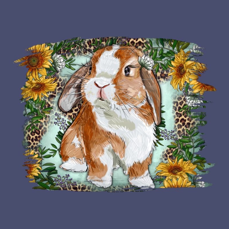 Bunny With Flower Leopard Vintage Tee by RanaPortraitStore | Teevron