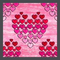 Valentines Day Hearts Seamless Pattern Zipper Hoodie | Teevron