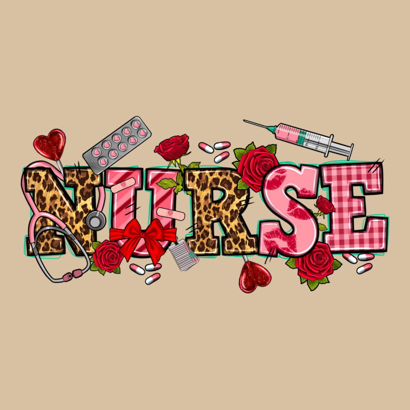 Valentines Day Nurse Heavyweight Hoodie by NancyCooperArtShop | Teevron
