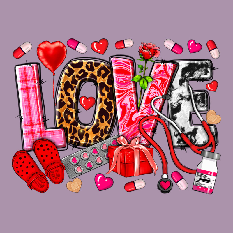 Valentines Day Love Nurse Heavyweight Hoodie by NancyCooperArtShop | Teevron