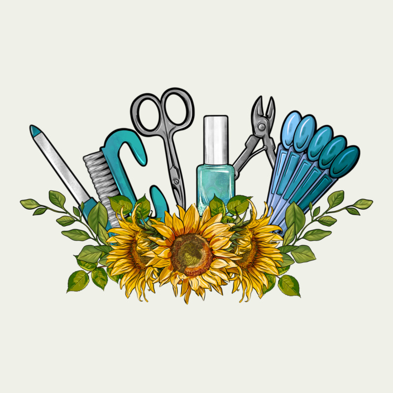 Nail Tools With Sunflower Urban Heavy Tee by BarkalooDesign | Teevron