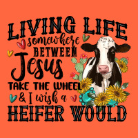 Living Life Somewhere Between Jesus Take The Wheel Premium Hoodie | Teevron