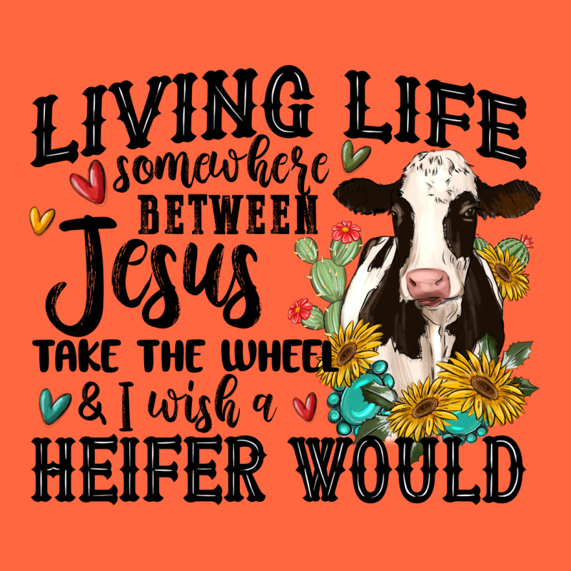 Living Life Somewhere Between Jesus Take The Wheel Premium Hoodie by MaliasSmallBusiness | Teevron