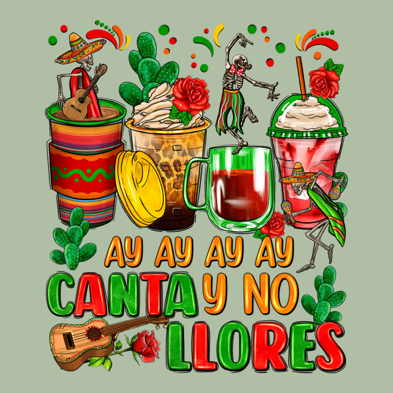 Ay Ay Ay Ay Canta Y No Llores Coffee Cups Urban Heavy Tee by Zillion Design Studio | Teevron