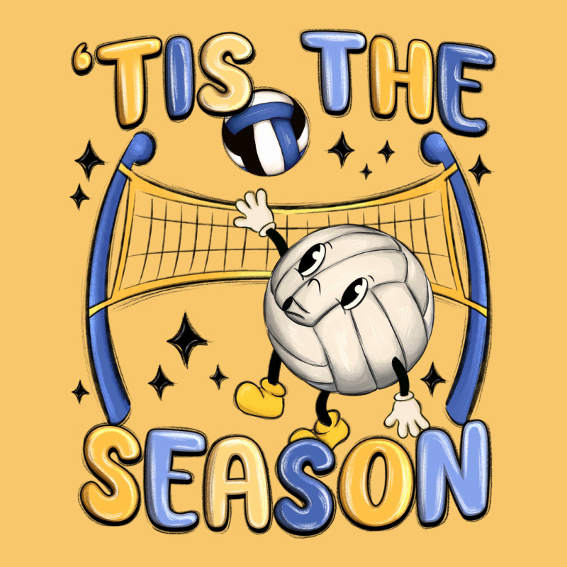 Tis The Season Volleyball Vintage Hoodie by MaliasSmallBusiness | Teevron
